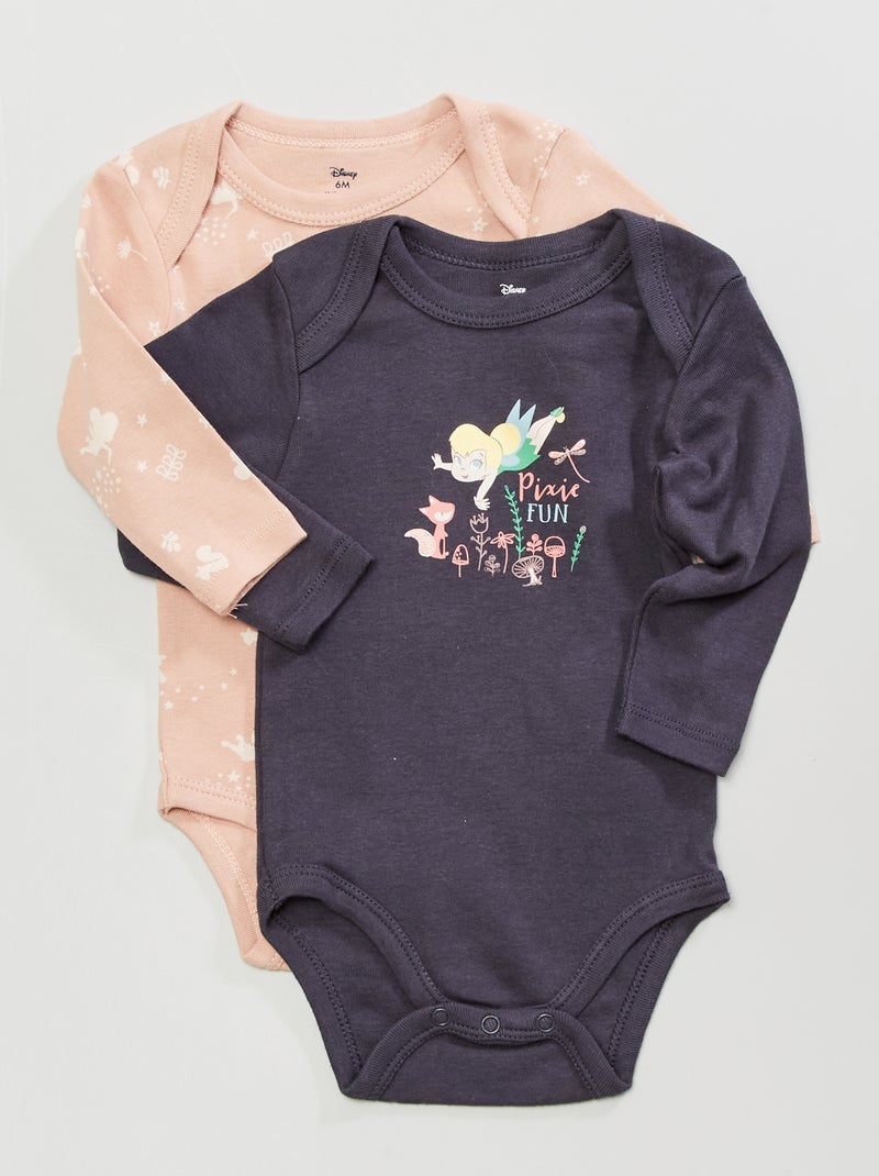 Bodies 'Disney' em jersey - Lote de 2 ROSA - Kiabi
