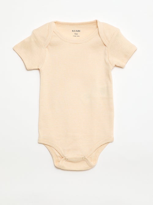 Bodies estampados em algodão - lote de 3 - Kiabi