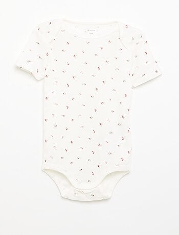 Bodies estampados em algodão - lote de 3
