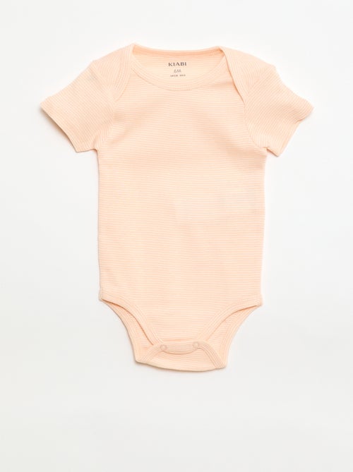 Bodies estampados em algodão - lote de 3 - Kiabi