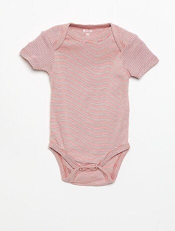 Bodies estampados em algodão - lote de 3