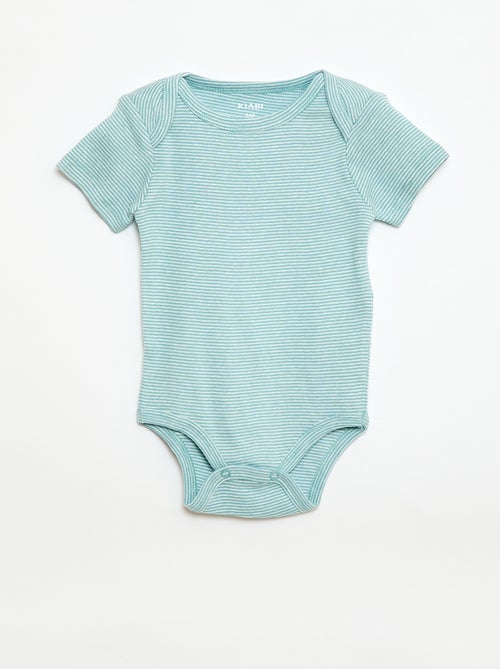 Bodies estampados em algodão - lote de 3 - Kiabi