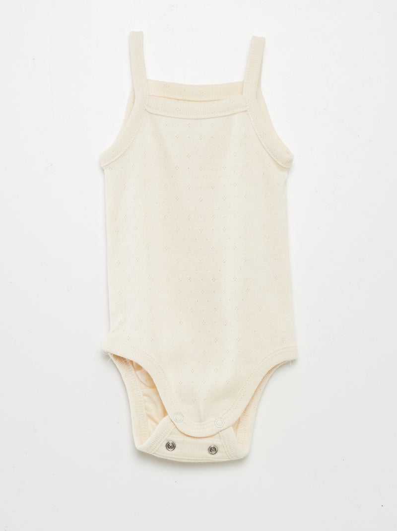 Bodies evolutivos com alças - lote de 3 ROSA - Kiabi