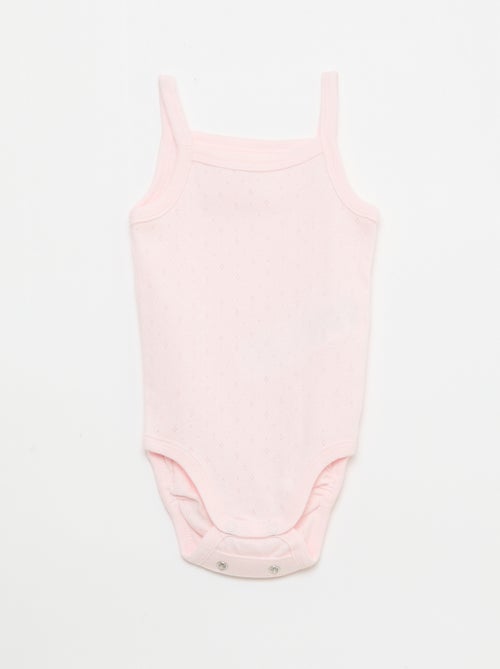 Bodies evolutivos com alças - lote de 3 - Kiabi