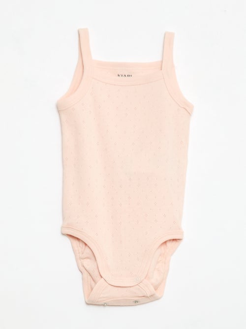 Bodies evolutivos com alças - lote de 3 - Kiabi