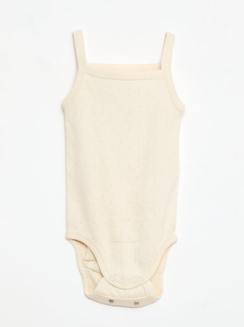 Bodies evolutivos com alças - lote de 3 - Kiabi