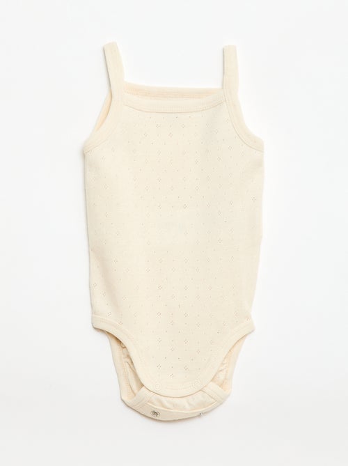 Bodies evolutivos de alças - Pack de 3 - Kiabi Bodies evolutivos de alças - Pack de 3 - Kiabi
