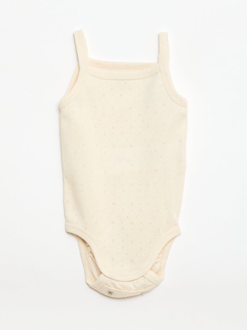 Bodies evolutivos de alças - Pack de 3 Amarelo - Kiabi