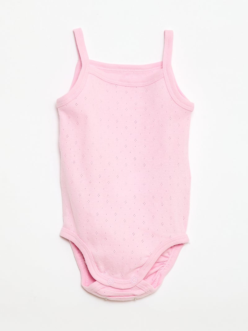 Bodies evolutivos de alças - Pack de 3 Amarelo - Kiabi