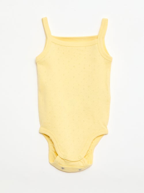 Bodies evolutivos de alças - Pack de 3 - Kiabi Bodies evolutivos de alças - Pack de 3 - Kiabi