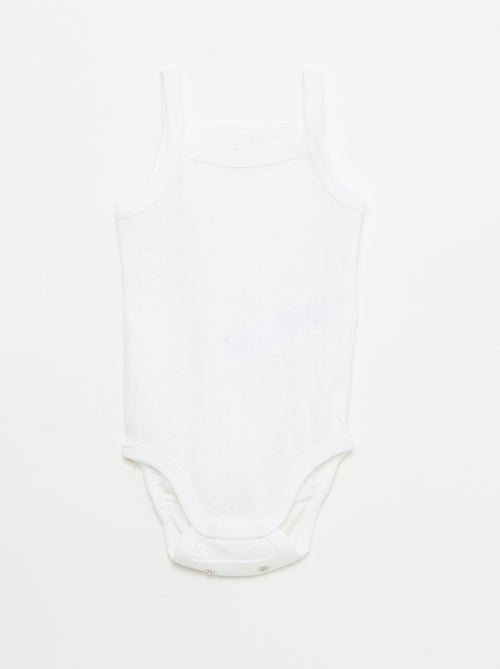 Bodies evolutivos de alças - Pack de 3 - Kiabi Bodies evolutivos de alças - Pack de 3 - Kiabi