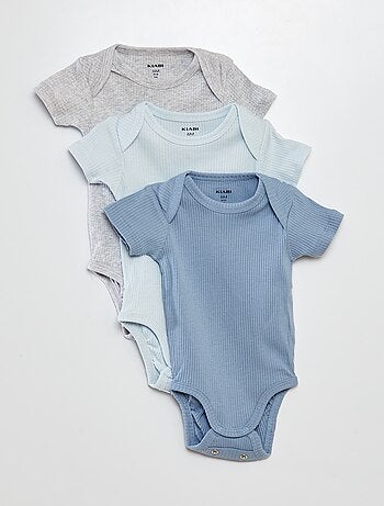 Bodies evolutivos em malha lisa - Lote de 3