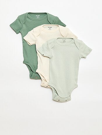 Bodies evolutivos em malha lisa - Lote de 3