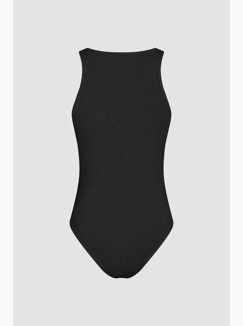 Body básico com gola redonda hiccup - Kiabi Body básico com gola redonda hiccup - Kiabi
