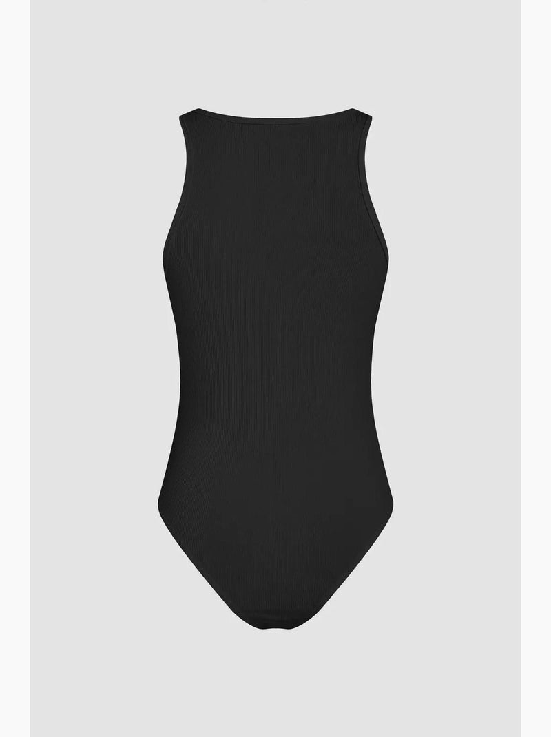 Body básico com gola redonda hiccup Preto - Kiabi