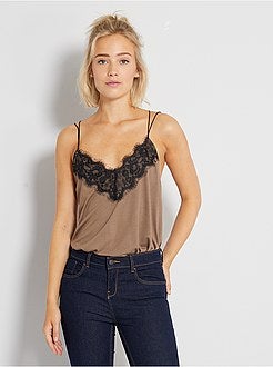 Body com alças finas - Kiabi