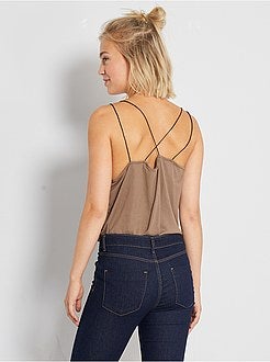 Body com alças finas - Kiabi