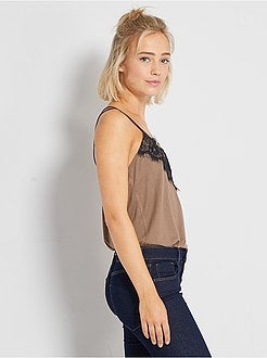 Body com alças finas - Kiabi