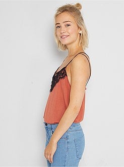 Body com alças finas - Kiabi