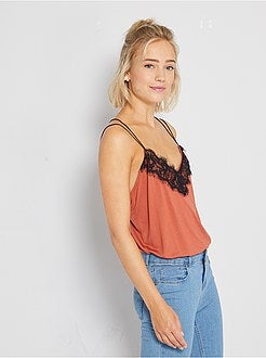 Body com alças finas - Kiabi