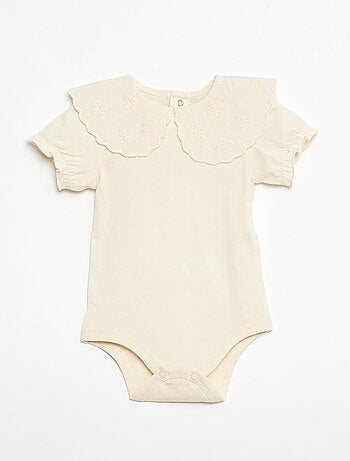 Body com gola Claudine