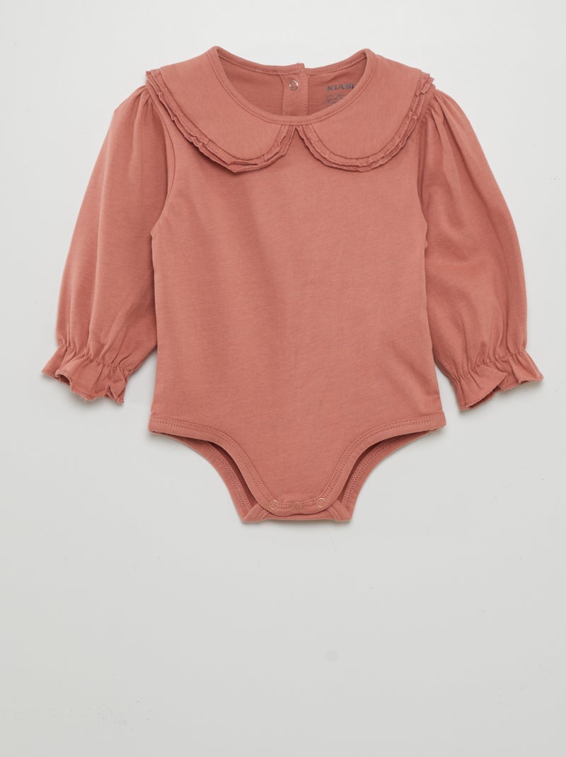Body com gola Claudine ROSA - Kiabi