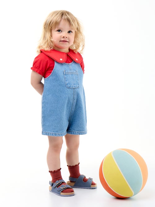 Body com gola fantasia - Kiabi Body com gola fantasia - Kiabi