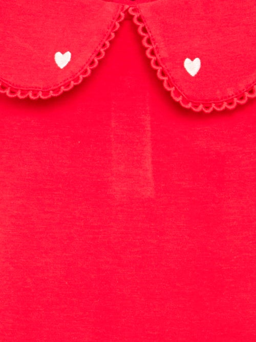Body com gola fantasia - Kiabi Body com gola fantasia - Kiabi