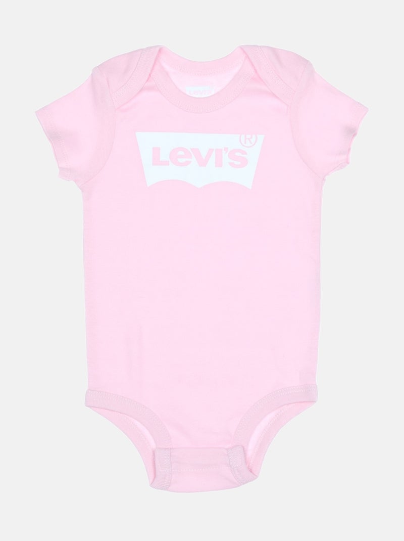 Body com logótipo - levi's kids Branco Rosa - Kiabi