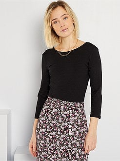 Body com manga 3/4 - Kiabi