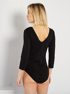 Body com manga 3/4 - Kiabi