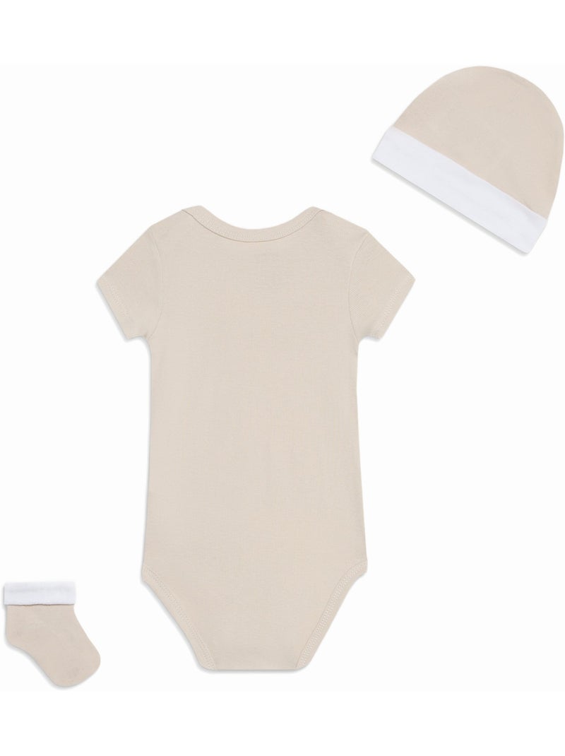 Body de bebé com logótipo - levi's kids Bege/Branco - Kiabi