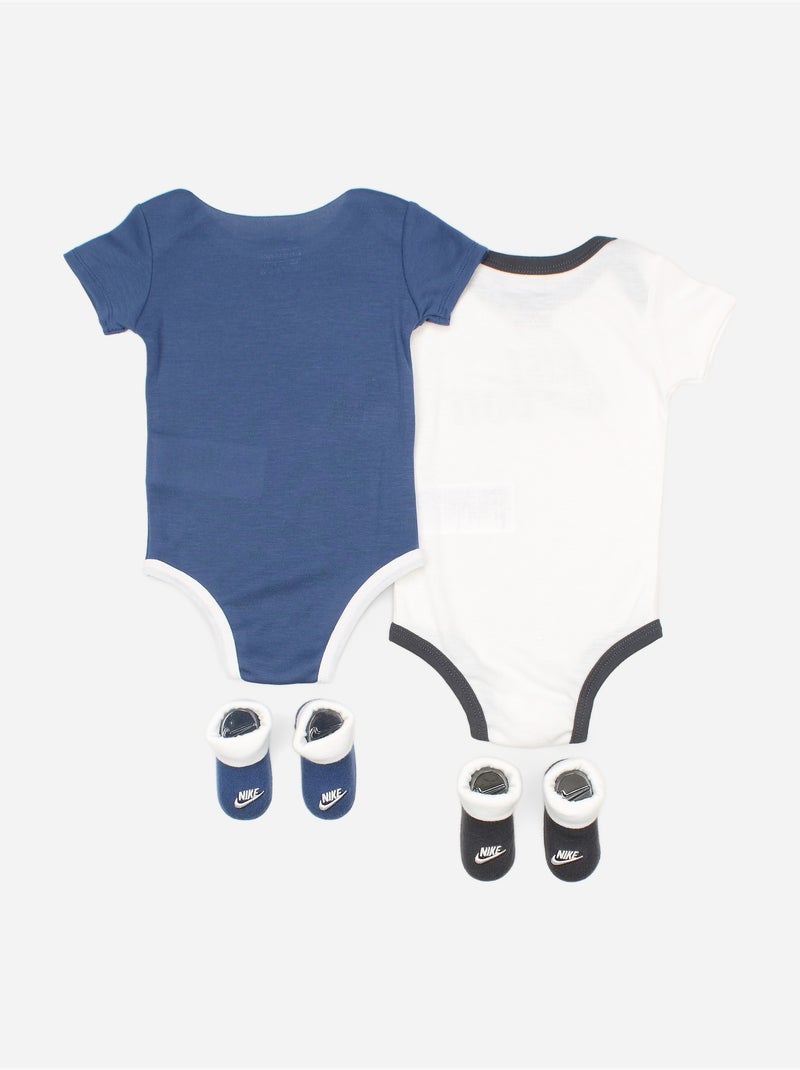 Body de bebé em conjunto - Nike Azul - Kiabi