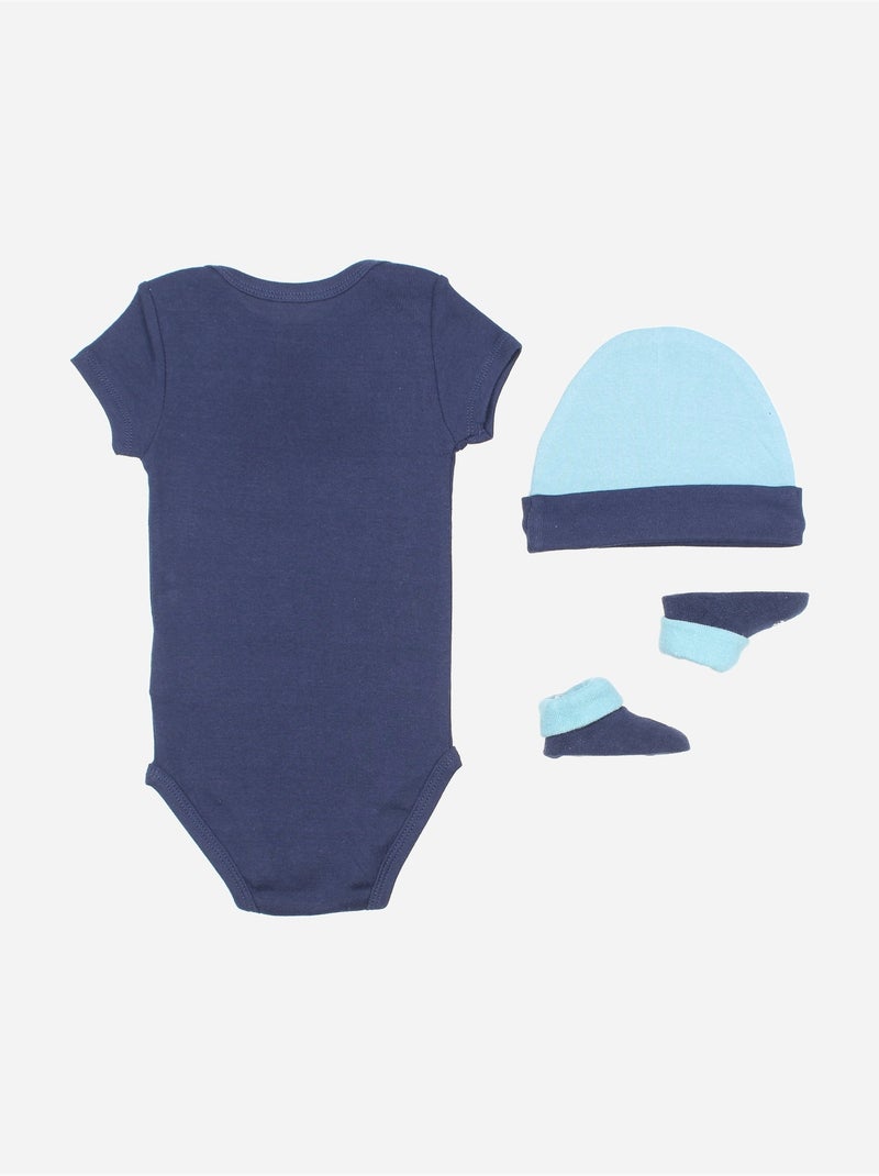 Body de bebé em conjunto - Nike Azul-Preto - Kiabi
