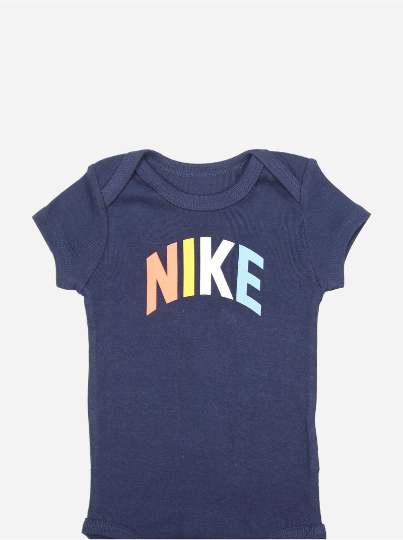 Body de bebé em conjunto - Nike Azul-Preto - Kiabi