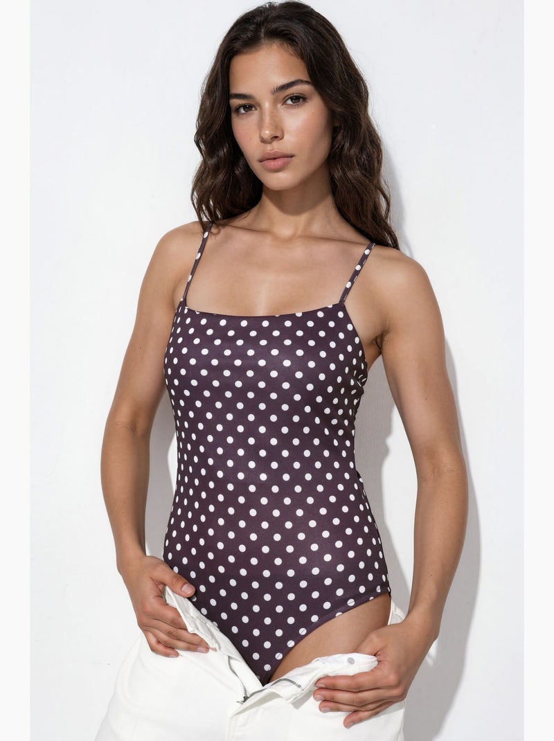 Body de bolinhas hiccup Roxo berinjela - Kiabi