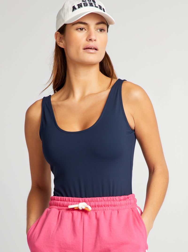 Body de desporto AZUL - Kiabi