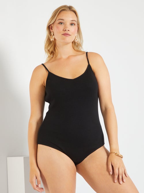 Body de malha canelada - Kiabi