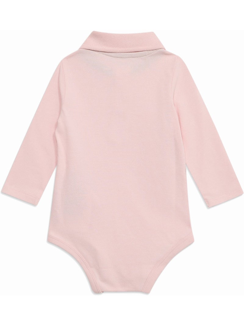 Body de manga comprida - lacoste Rosa-claro - Kiabi
