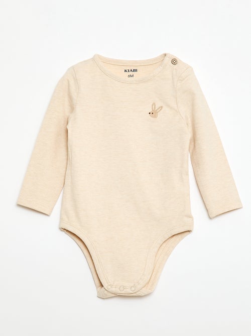 Body de manga comprida - unissexo - Kiabi