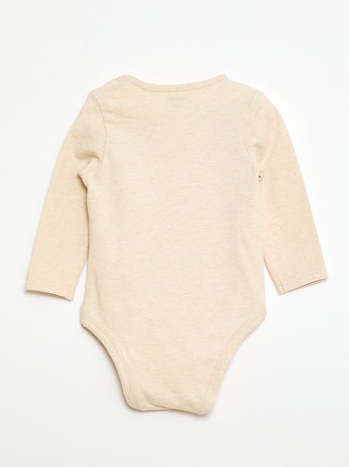 Body de manga comprida - unissexo - Kiabi