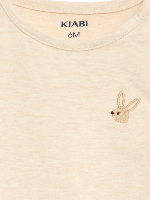 Body de manga comprida - unissexo - Kiabi