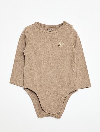 Body de manga comprida - unissexo