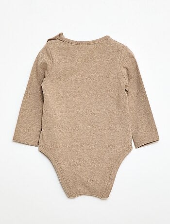 Body de manga comprida - unissexo