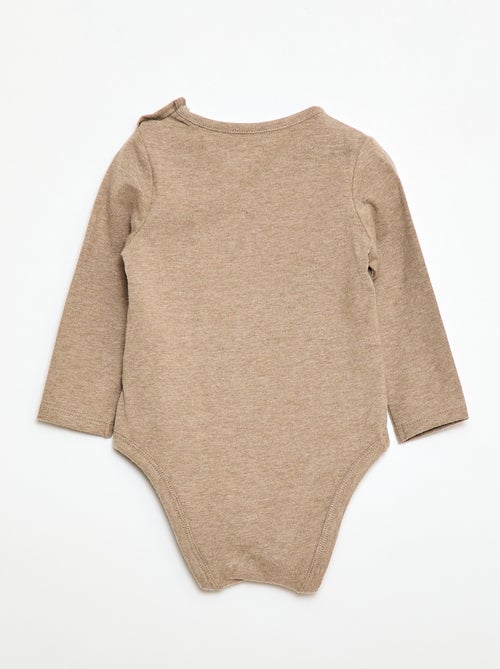 Body de manga comprida - unissexo - Kiabi