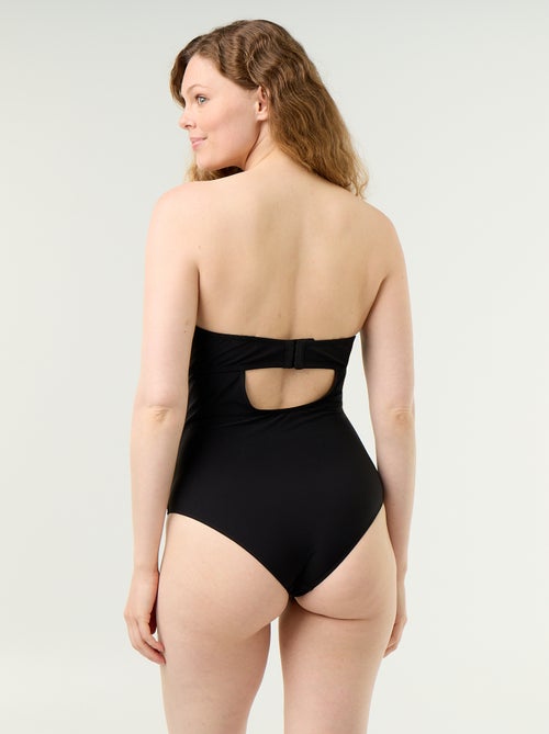 Body de microfibra com copas integradas - Kiabi