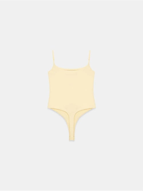 Body de nylon sem mangas com decote quadrado dilvin - Kiabi