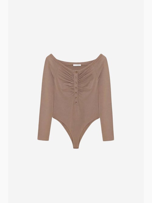 Body decote barco justo dilvin - Kiabi Body decote barco justo dilvin - Kiabi