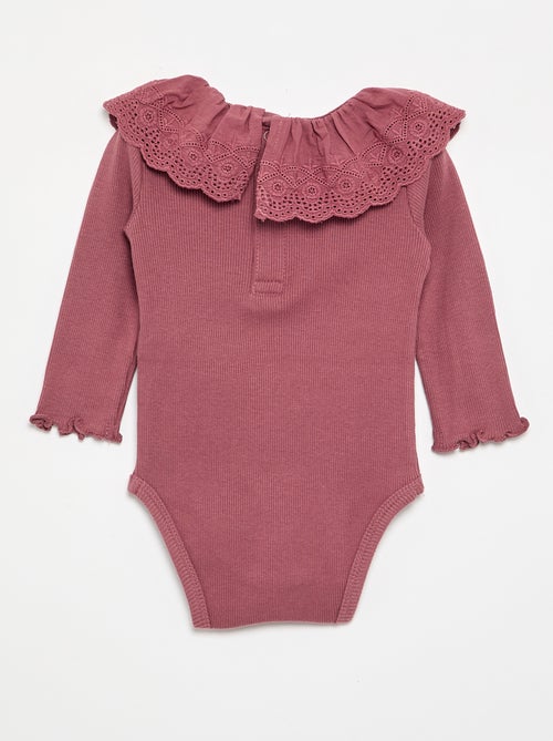 Body 'Disney' com gola bordada - Kiabi Body 'Disney' com gola bordada - Kiabi