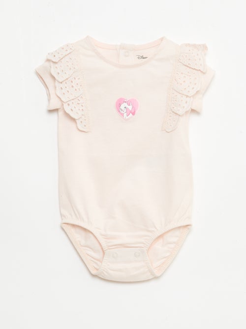 Body 'Disney' 'Marie' com bordados ingleses - Kiabi